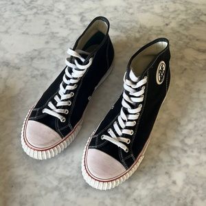 PF Flyers Black Center Hi-top Sneaker